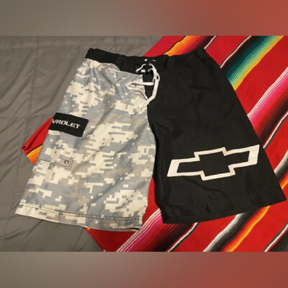 GM Chevrolet Camo Board‎ Shorts 🖤🪖
